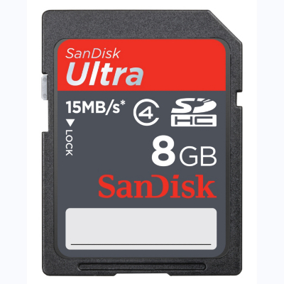 SanDisk Ultra SD Memory Card - 8GB, Grey