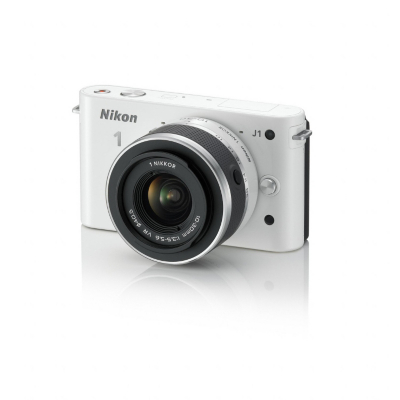 Nikon J1 White   10-30 mm Lens