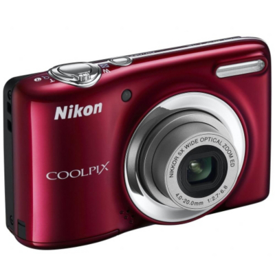 Nikon Compact Cameras on Nikon L25 Digital Compact Digital Camera   10mp   Red  5 Reviews