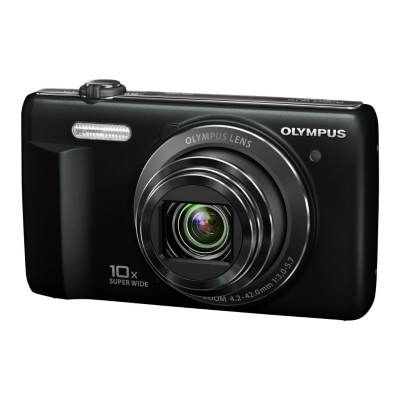 Olympus VR-340 Digital Compact Camera - Black,