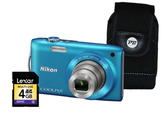 Nikon Coolpix S3300 Blue Camera Kit inc 4Gb SD