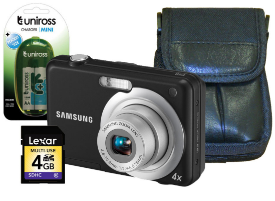 Samsung ES9 Black Camera Kit 2 inc Case, 4Gb SD
