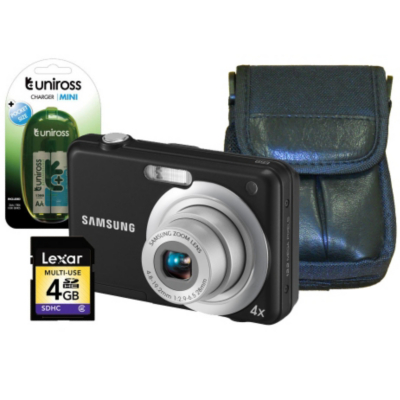 ES9 Black Camera Kit 2 inc Case, 4Gb SD