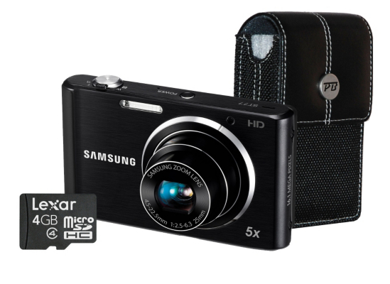 Samsung ST77 Black Camera Kit inc 4Gb Micro SD