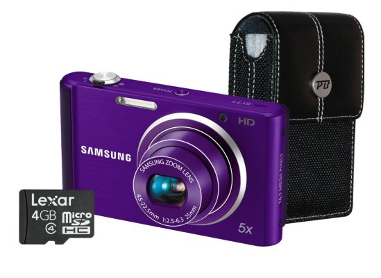 Samsung ST77 Purple Camera Kit inc 4Gb Micro SD