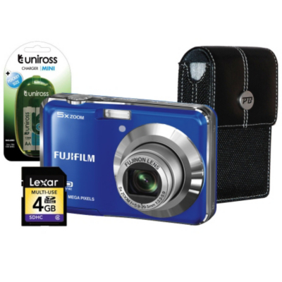 FinePix AX550 Blue Camera Kit inc 4Gb SD,