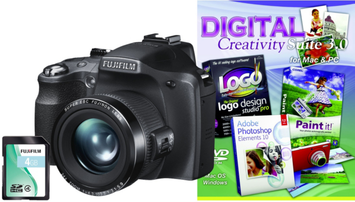 Fuji FinePix SL240 Black Camera Kit inc