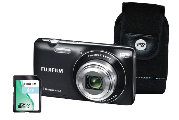 Fuji FinePix JZ100 Black Camera Kit inc 4Gb SD