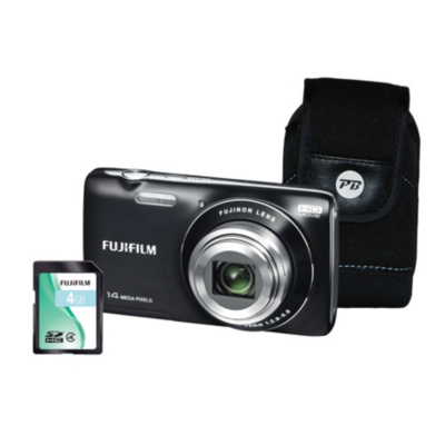 FinePix JZ100 Black Camera Kit inc 4Gb SD