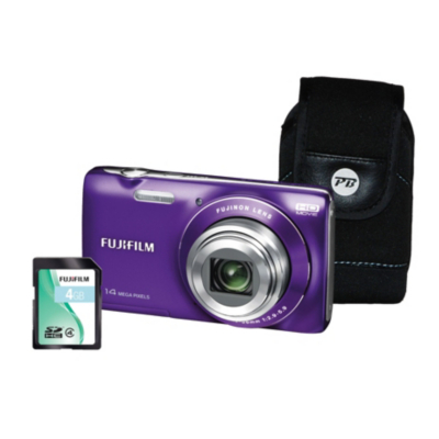 FinePix JZ100 Purple Camera Kit inc 4Gb SD