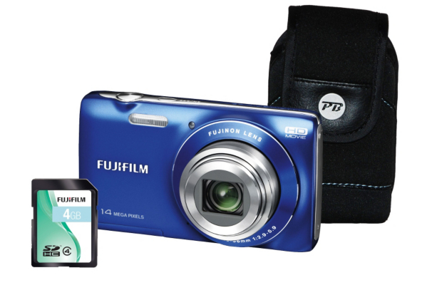 Fuji FinePix JZ100 Blue Camera Kit inc 4Gb SD