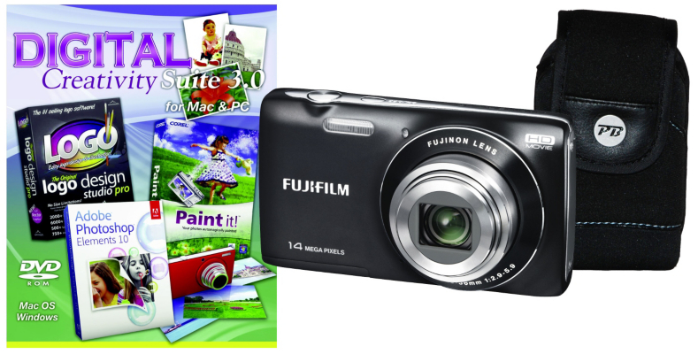 Fuji FinePix JZ100 Black Camera Kit inc