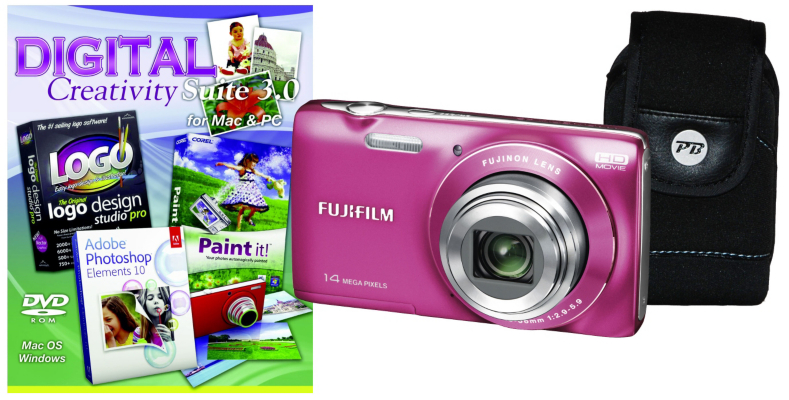 Fuji FinePix JZ100 Pink Camera Kit inc