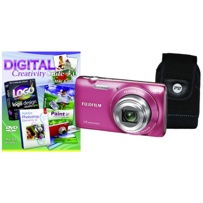 FinePix JZ100 Pink Camera Kit inc
