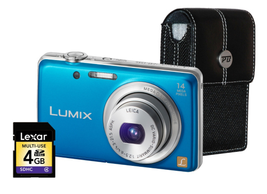 Panasonic DMC-FS40 Blue Camera Kit inc 4GB SD