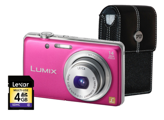 Panasonic DMC-FS40 Pink Camera Kit inc 4GB SD
