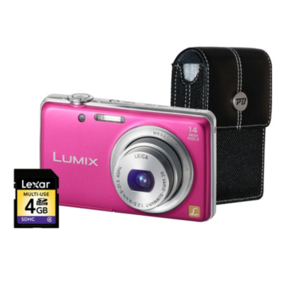 DMC-FS40 Pink Camera Kit inc 4GB SD