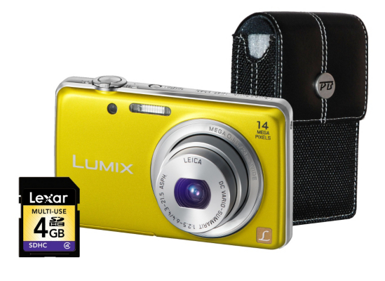 Panasonic DMC-FS40 Yellow Camera Kit inc 4GB SD