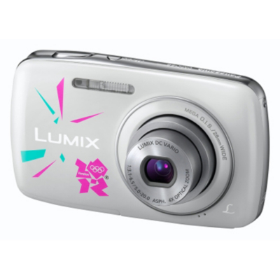 DMC-S3 Camera White with Olympic Case,