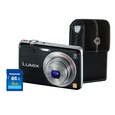 Panasonic DMC-FS45 Black Camera Kit inc 4GB SD
