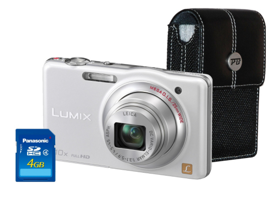 Panasonic DMC-SZ7 White Camera Kit inc 4GB SD
