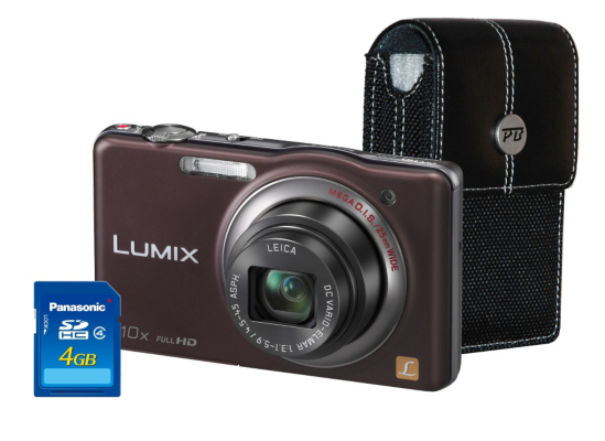 Panasonic DMC-SZ7 Brown Camera Kit inc 4GB SD