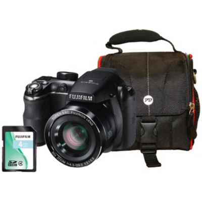 FinePix S4500 Black Camera Kit inc Bag and