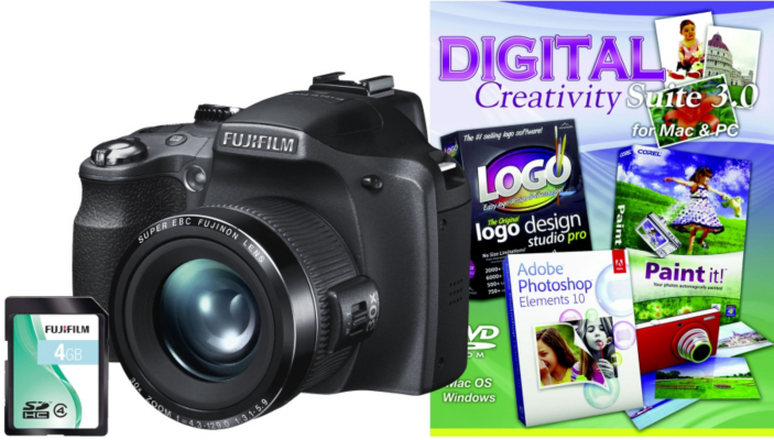Fuji FinePix SL300 Black Camera Kit inc
