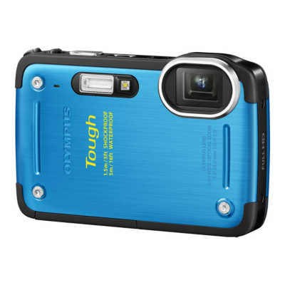 Waterproof Cameras Olympus on Olympus Tg620 Tough 3d Camera Blue 12mp 5xzoom Blue Tested Underwater