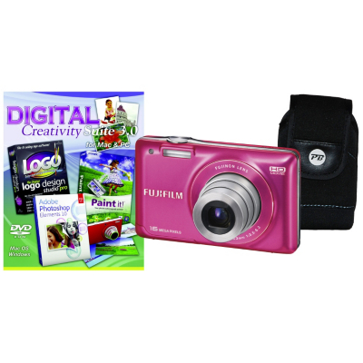 Fuji FinePix JX550 Pink Camera Kit inc
