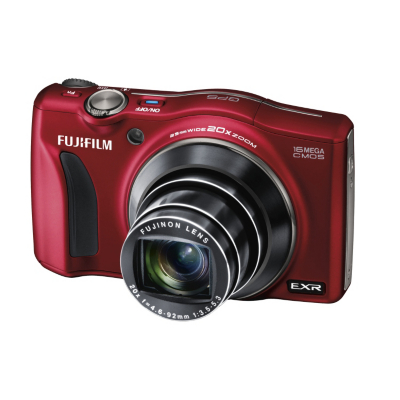 FujiFilm Fuji FinePix F770EXR Camera Red 16MP 20xZoom,