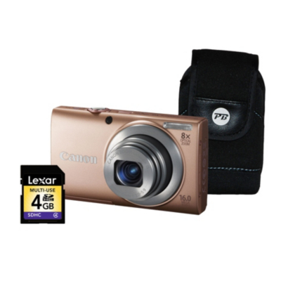 PowerShot A4000 IS Pink Camera Kit inc 4Gb