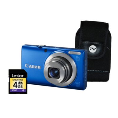 PowerShot A4000 IS Blue Camera Kit inc 4Gb