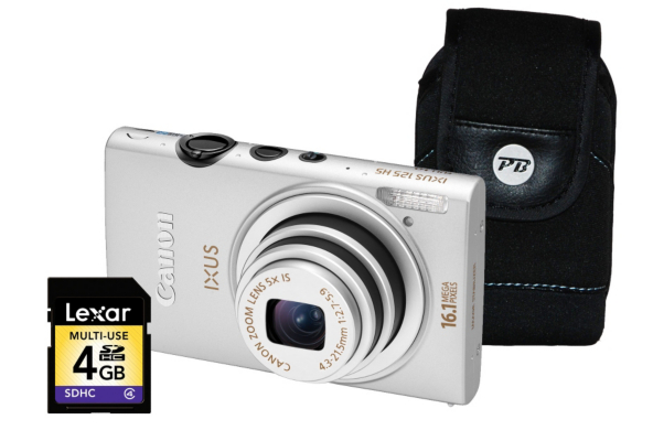 Canon Ixus 125 HS Silver Camera Kit inc 4GB SD