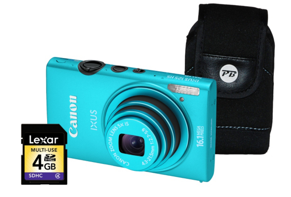 Canon Ixus 125 HS Blue Camera Kit inc 4GB SD