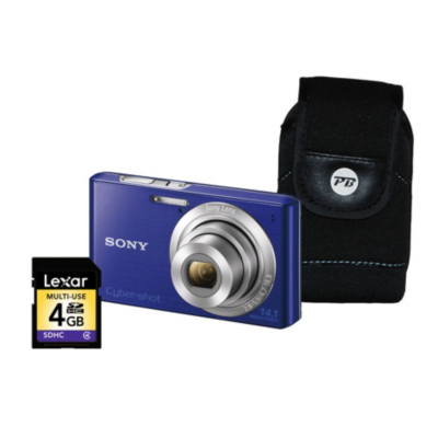 DSC-W610 Camera Blue Kit 1 inc 4Gb SD Card