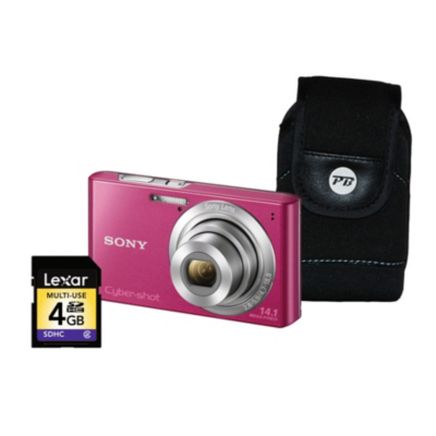 DSC-W610 Camera Pink Kit 1 inc 4Gb SD Card