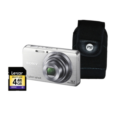 DSC-W630 Camera Silver Kit 1 inc 4Gb SD