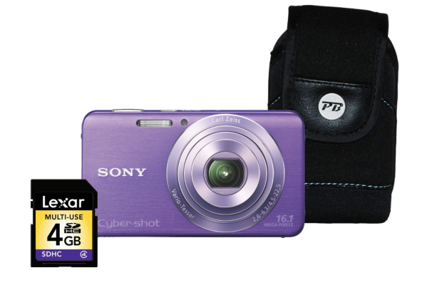 Sony DSC-W630 Camera Violet Kit 1 inc 4Gb SD