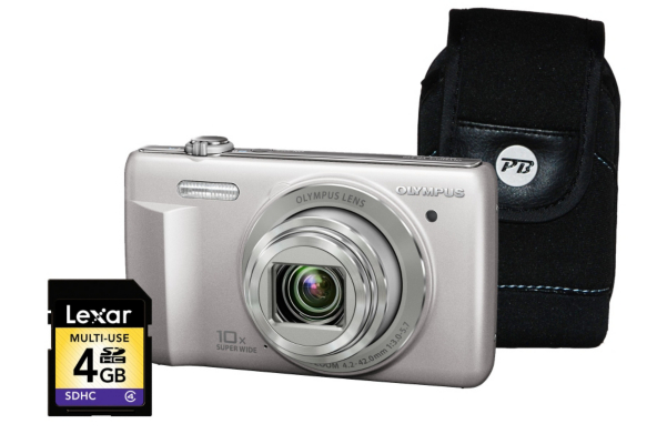 Olympus VR-340 Smart 3D Silver Camera Kit inc