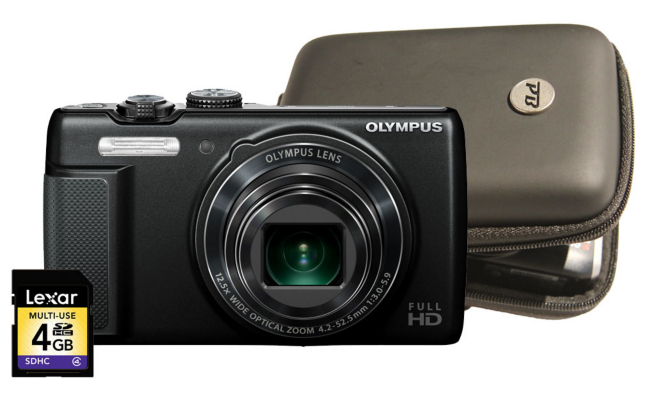 Olympus SH-21 3D Black Camera Kit inc Case and