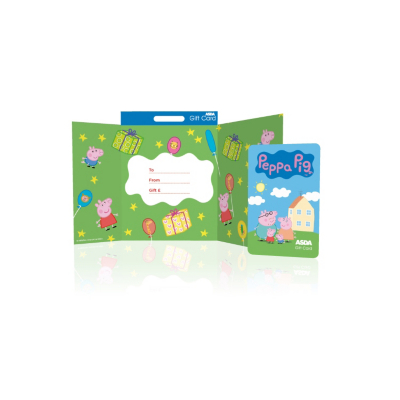 Peppa Pig Card Childrens Gift Cards ASDA direct