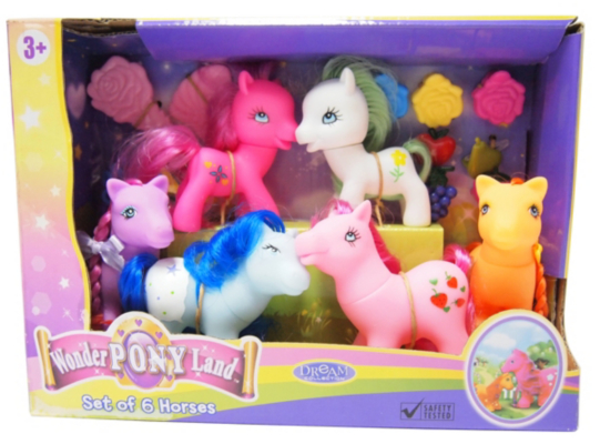 ASDA Wonder Pony Land - 6 Pony Set 12427