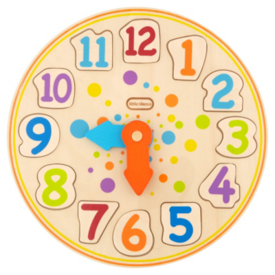 Little Tikes Wooden Clock Puzzle 31411