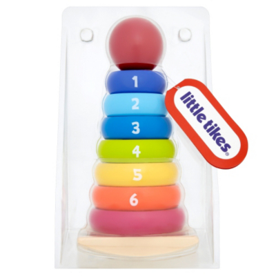 Little Tikes Wooden Stacking Rings 37576