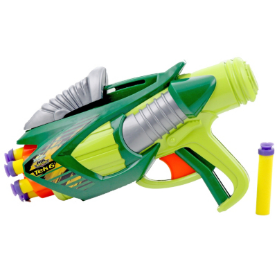 Buzz Bee Toys Tek 6 Suction Dart Blaster Gun 40803