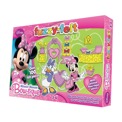 Disney Minnie Mouse Fuzzy Felt Bow-Tique 9734