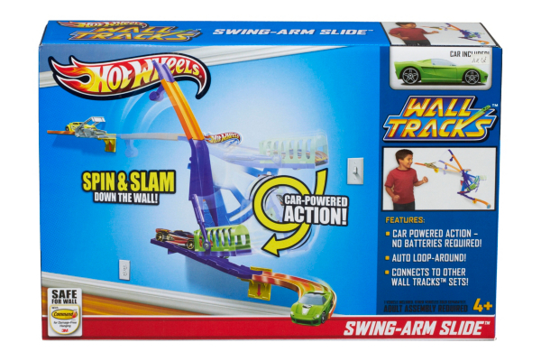 Hot Wheels Wall Tracks Swing Arm Slide BGR78