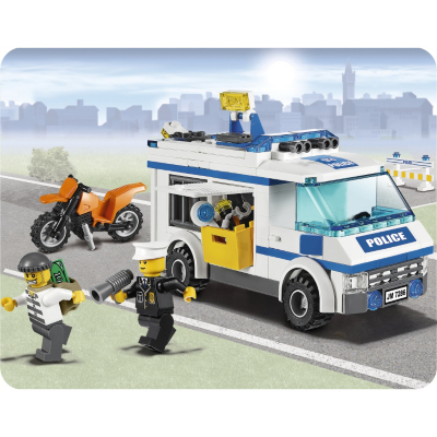 Lego City Jail on Lego City Prisoner Transport