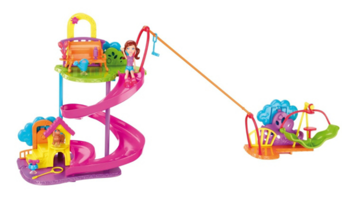 Polly Pocket Wall Party Pet Park Play Set Y7121